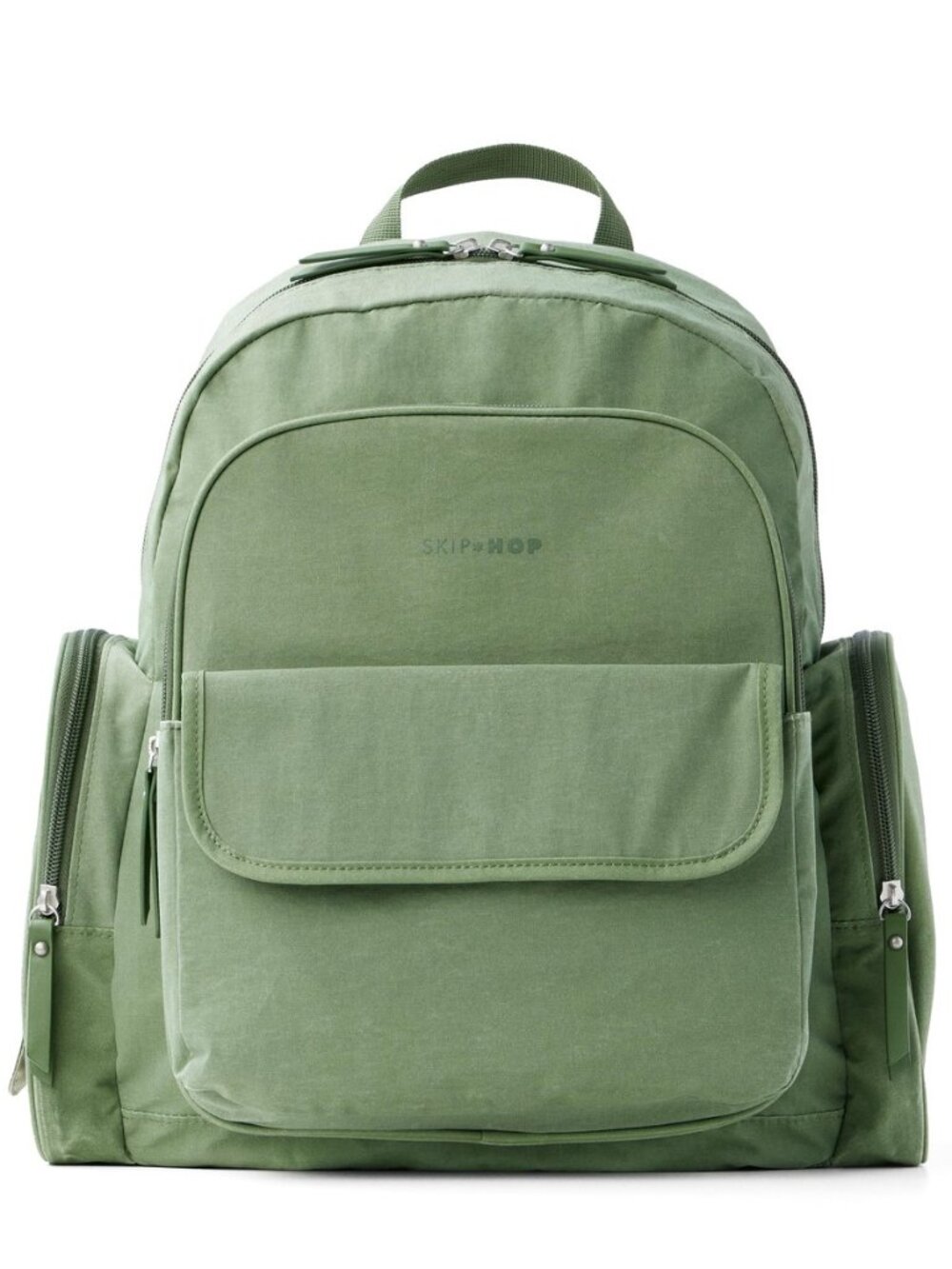 Skip Hop Diaper Bag Backpack with Portable Changing Pad, Easy-Access Wipes &